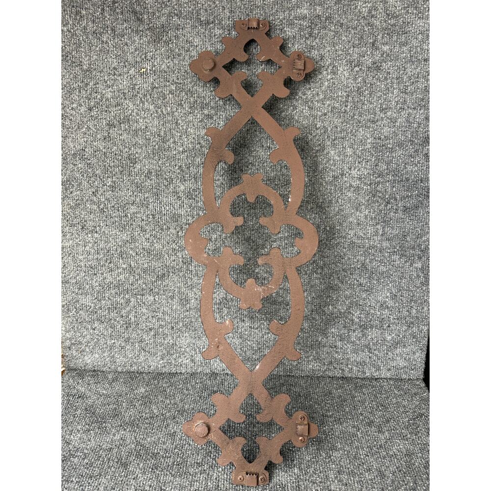 Southern Living at Home ornate architectural cast iron wall art decor rustic 25” - Picture 8 of 12